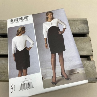 Tom und Linda Platt V1431 Vogue Muster amerikanisches Designer Kleid 8-16