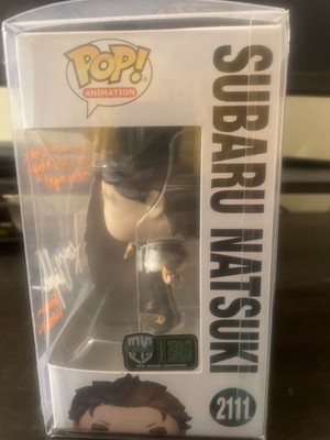 Funko Pop! Animation Re:Zero Subaru Natsuki Figure Signed by Sean