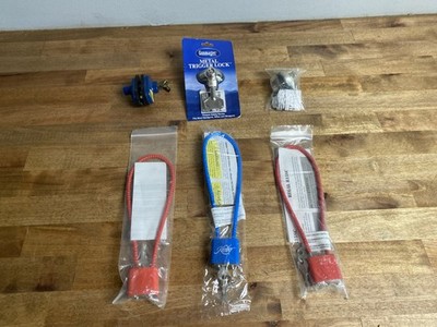 Lot Of 6 Gunmaster Metal Trigger Lock - Master, Kimber Cable Lock