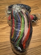 Multicolor Sleep Mask Pack Bulk Lot, Assorted Colors Eye Masks w/ Elastic Straps
