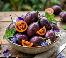 20 Giant Purple Tamarill Seeds Solanum Betaceum Exotic Fruit