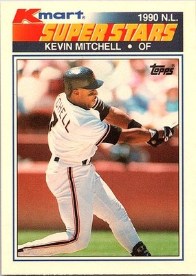 1990 Topps Kmart Super Stars #6 Kevin Mitchell