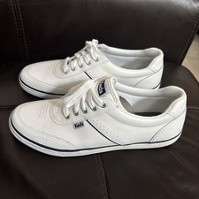 Keds Women's Champion Sneaker White Leather sz 8.5 WH64258 New Without Box