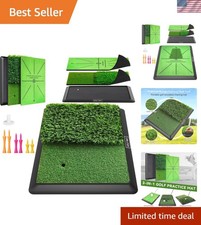 Golf Practice Mat for Indoor Outdoor Training - Perfect for Chipping Swing