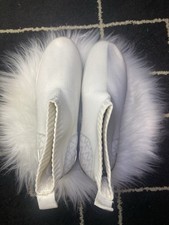 Michael Kors MK Logo Knit Sock Trainers White Slip‑On Sneakers Women’s Size UK