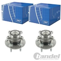 2X SKF RADLAGER-SATZ Hinten Passend FÜR Chevrolet Aveo Trax Opel Mokka