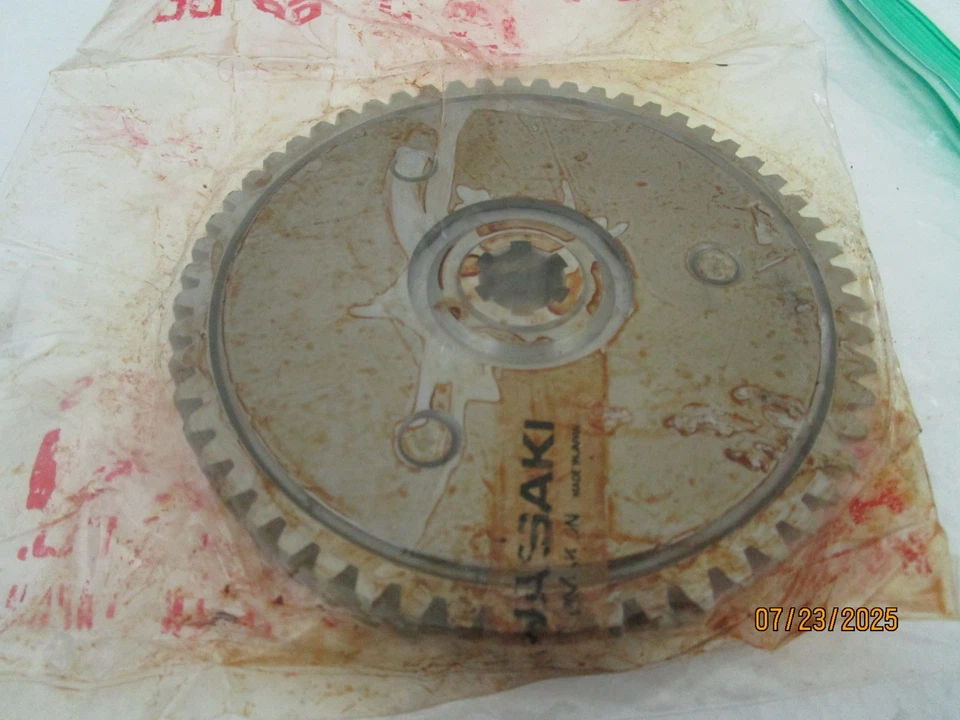 Nuevo de Lote Antiguo Kawasaki 1971-1980 MT1 KV75 OEM Conjunto de Engranaje de Embrague N.º de Parte:13216-004 Foto 2 de 3