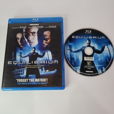 2002 Equilibrium Blu-Ray Disc Christian Bale Emily Watson Sean Bean Taye Diggs