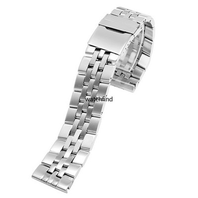 Edelstahl Uhrenarmband Strap Armband Verschluss Buckle Uhren Ersatz 22MM 24MM