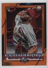 2020 Topps Fire Orange 132/299 Junior Fernandez #77 Rookie RC 02wb