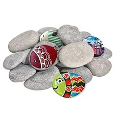 20PCS Large RocksNatural River Flat Rocks for Painting 2"-3" Inches Stones