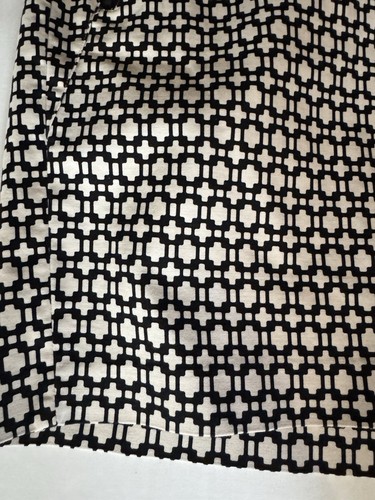 Women’s Designer Kenar Skirt Size 10 Black White Abstract Print Pencil Career - Picture 2 of 9