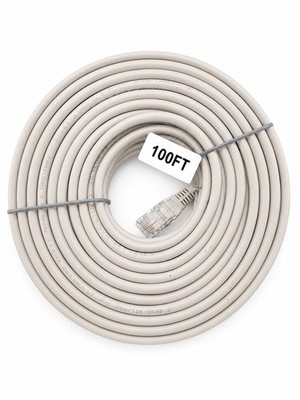 CAT5e  Ethernet LAN Network Patch Cable For PS XBox Internet Router 100ft