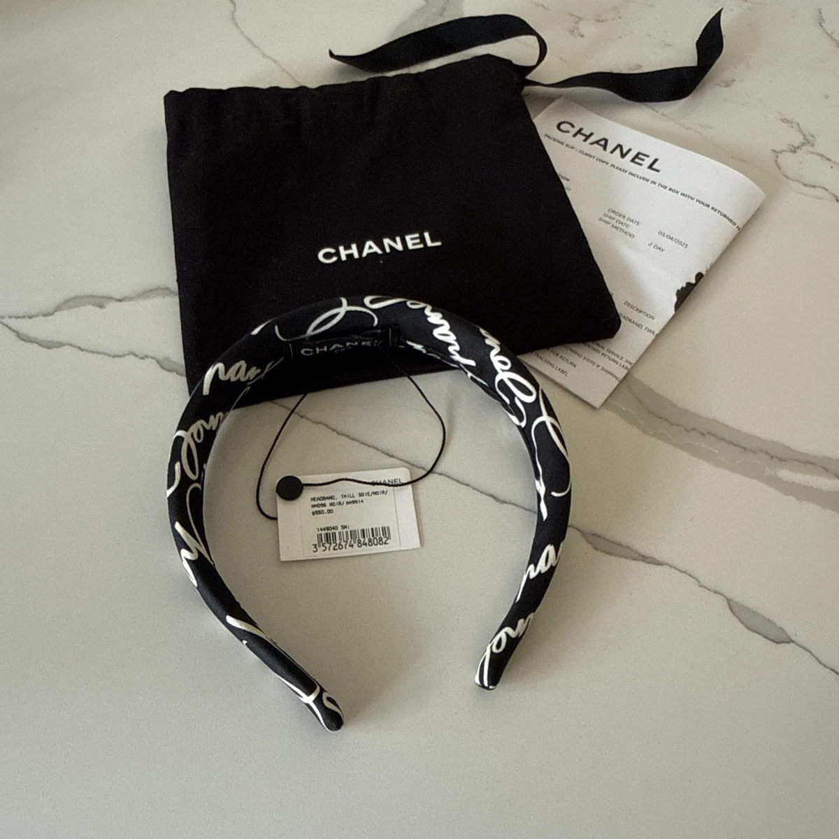 CHANEL Black Headband Hair Accessories for Women for sale | eBay