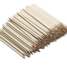 400 Pcs Nail Art Orange Wood Sticks, Multi Functional Cuticle Pusher Remover ...