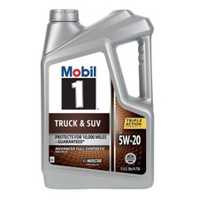 Mobil 1 Truck and SUV Full Synthetic 5W-20 Motor Oil 5 Quart 47.19 per gallon