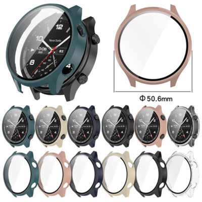 Für ONEPLUS Watch 2R Sportuhr Schutzhülle Abdeckung Displayschutzfolie Glas