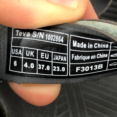 Teva Sports Sandals Womens Size 6 Barracuda Strappy Slingback