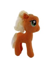 Ty My Little Pony Applejack Sparkle Unicorn Plush 10.5" Orange with Green Eyes