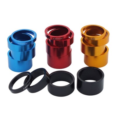 Spacer Set Ultra-Light VIELE FARBEN 4-Stück 1 1/8 Vorbau Front Stem Sehr Leicht