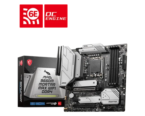 MSI MAG B660M MORTAR WIFI DDR4 LGA 1700 MicroATX Intel Motherboard