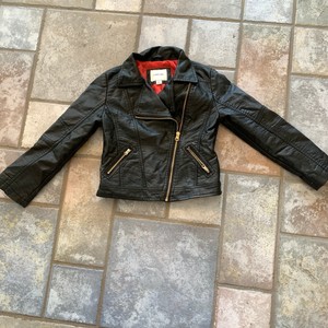 kids pleather jacket