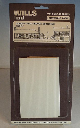 WILLS finecast escala 00 / H0 n.º SS MP213 4 x paneles de pared 13,3 x 7,6 cm embalaje original #4424 | Zustand: Gebraucht