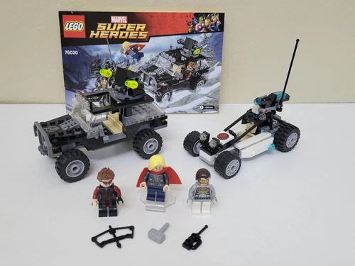 LEGO 76030 MARVEL SUPER HEROES AVENGERS HYDRA SHOWDOWN 100% PARTS COMPLETE EUC!