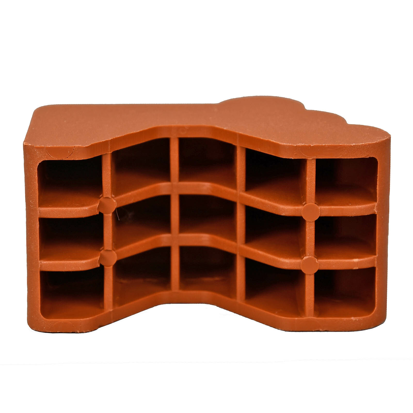 Terrakotta Kübelfuß Handgefertigt – 8x5x4,5 Cm, Massiv, Für Blumentöpfe & Deko