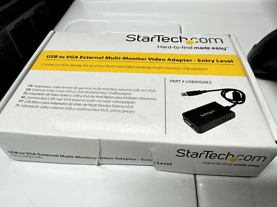 StarTech USB to VGA External Multi-Monitot Video Adapter-Entry Level