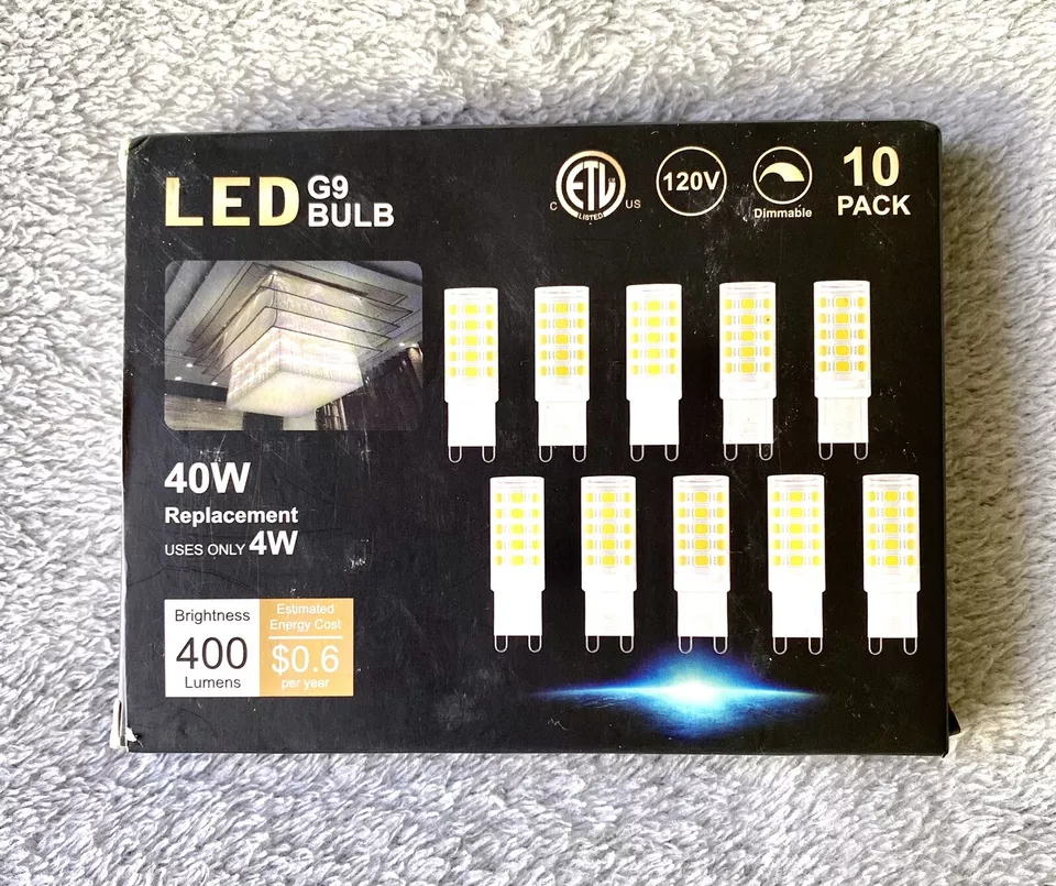 G9 LED Bulb 400 Linens 120 V 2700K Pack Of 10 Bulbs New In Box | eBay