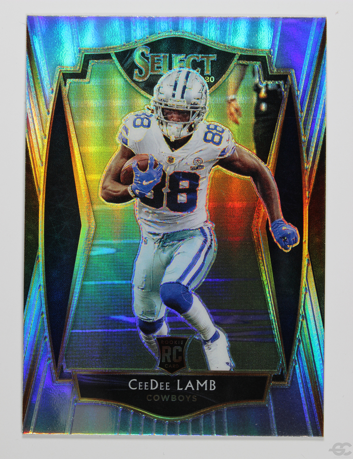 2020 Select Premier Silver Prizm #157, CeeDee Lamb, ROOKIE RC - Dallas Cowboys