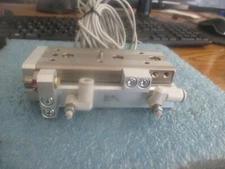 SMC Pneumatics: MXQ16L-50AS Pneumatic Table w/ (2) D-M9BV Sensors. 