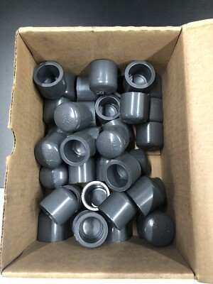 Ipex Sch80 PVC 3/4 Inch End Caps Bouchon Fem. XIRTEC PVC Free Shipping 38 PCs