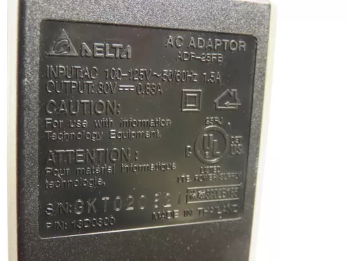 Delta Lexmark ADP-25FB AC Power Adapter Charger OEM 30V 0.83A Tested Works