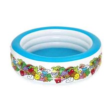 Piscina Inflable Bestway® Fantasia - 196cm x 53cm, Piscina Familiar Redonda, 700L