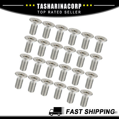 24pcs Stainless Steel Brake Disc Rotor Screw Bolt Kit for Honda Accord Civic CRV