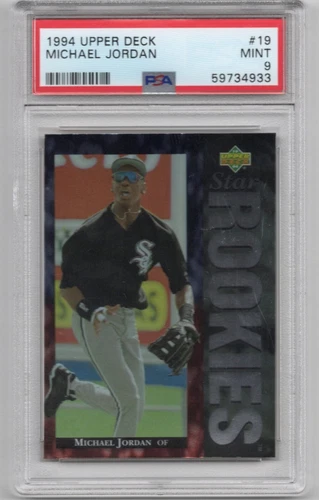 1994 Upper Deck Michael Jordan Card #19 Rookie Card PSA 9 MINT