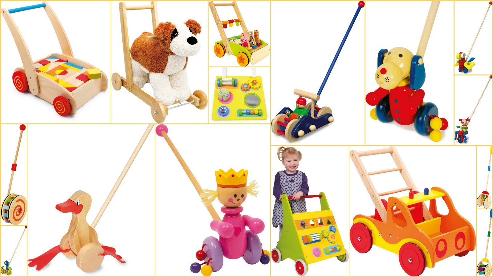 Baby Walker Training Toy Blocks Push Along Kids Babies Learn to Walk Big Variety
Opens in a new wind