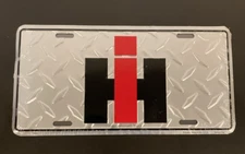 Harvester International Trucks Diamond Deck 6"x12" Aluminum License Plate Tag