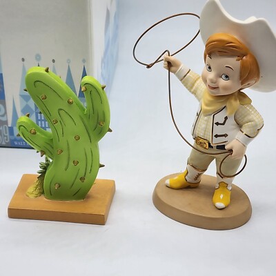WDCC IT'S A SMALL WORLD USA COWBOY HOWDY PARDNER FIGURINE Disney Vintage
