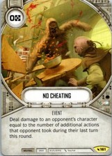 Star Wars Destiny Legacies Card 161 No Cheating