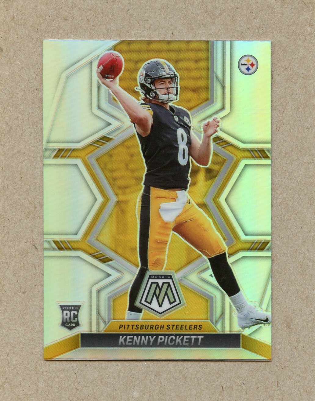 2022 Panini Mosaic Kenny Pickett #301 Silver Rookie RC