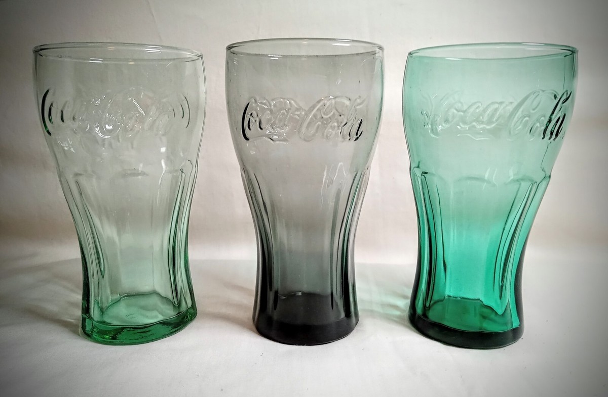 Vintage McDonald's Coca Cola Collectible Glasses (Set Of 3 Vintage McDonald's Coca Cola Collectible Glasses (Set Of 3