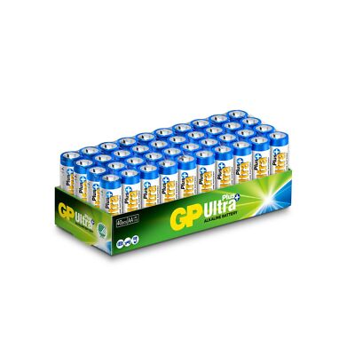 GP W127383617 151381 Ultra Plus Alkaline AA  batteri, 15AUP/LR6, 40-pak ~E~