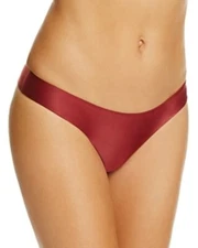 ViX 262340 Women's Low-Rise Solid Bikini Bottom Swimwear Burgundy Size Medium