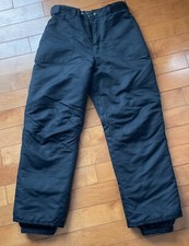 CHEROKEE GIRLS SNOW SKI PANTS SIZE YOUTH XL BLACK ADJUSTABLE WAIST