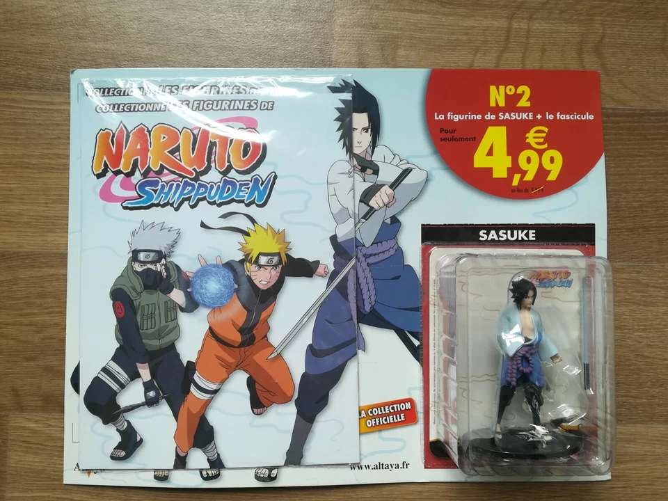 Figurine Altaya Collection Naruto Shippuden N°02 de Sasuke Uchiwa Scellé - Photo 1/1