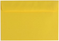 25 farbige Briefumschl&auml;ge / Din C6 / Farbe: gelb
