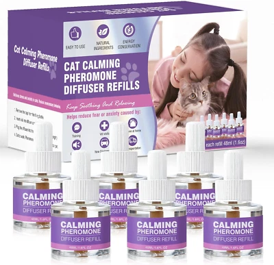 NINGBO GELANTU ELECTRONIC INDUSTRY AND TRADE CO., LTD. Cat Pheromones Calming Diffuser Refill 6 Pack Multicat Pheromone Diffusers Refil